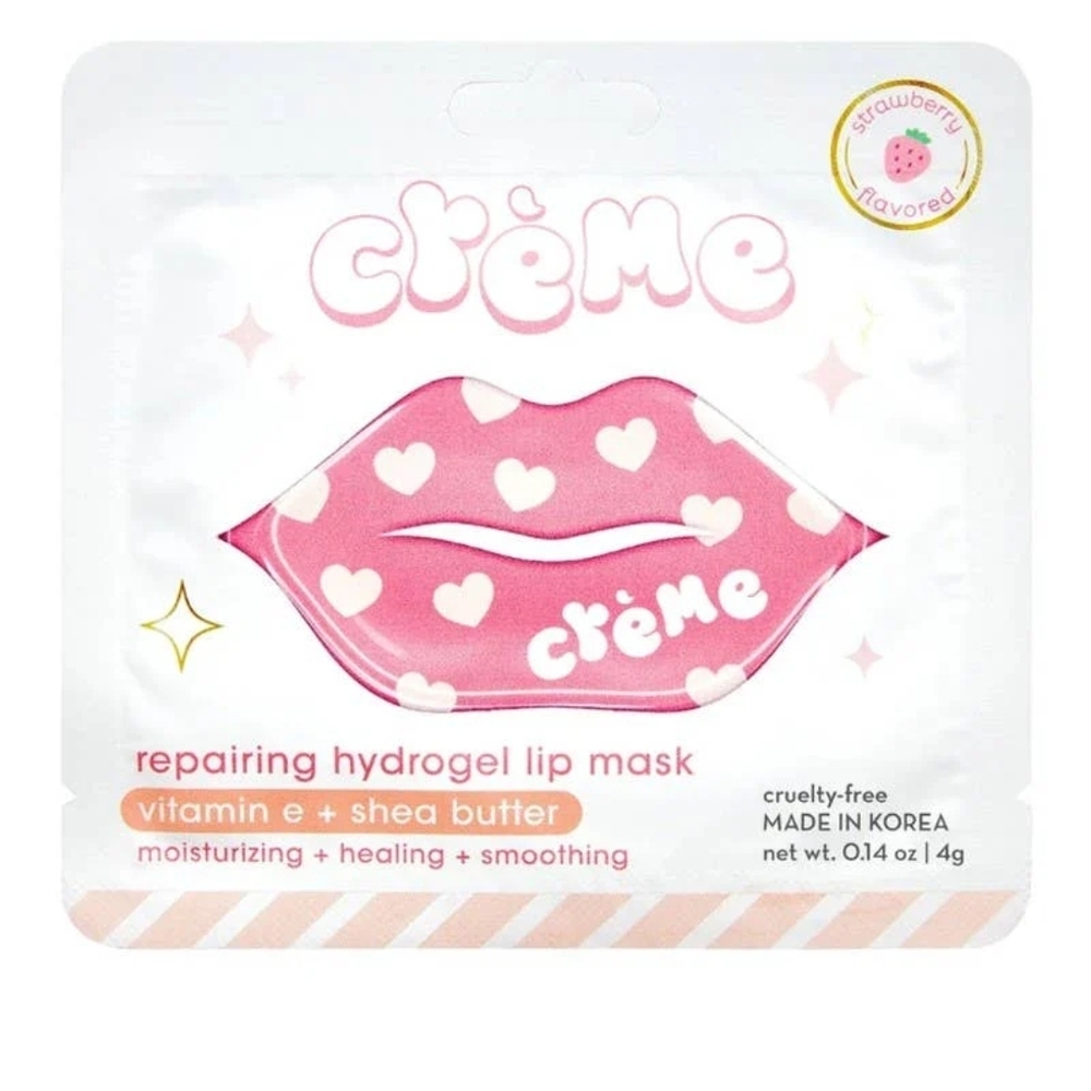 The Crème Shop Boba Bears Repairing Hydrogel Lip Mask, Lip Masks for Dry Lips